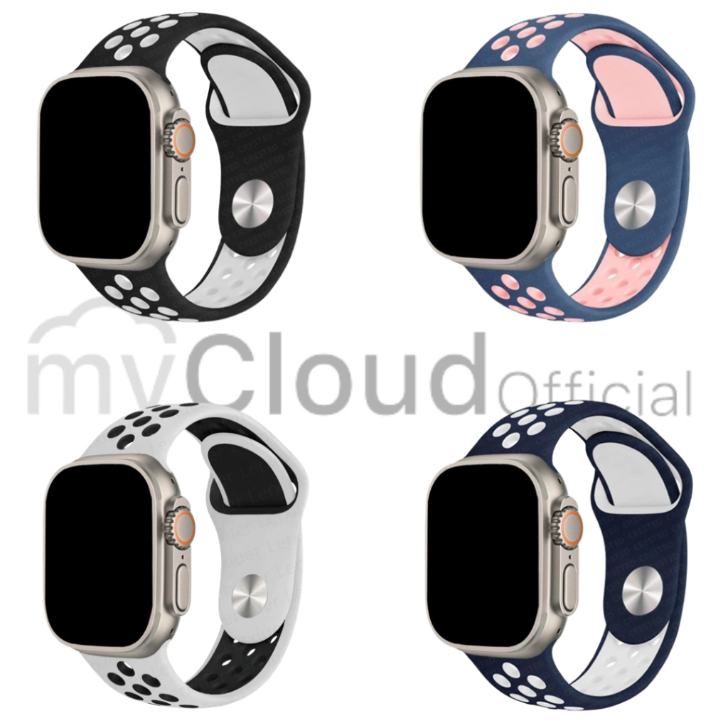 [Sport] Silicone Strap iWatch Soft Rubber Bracelet Belt Band for Apple (Apple Watch Strap, Strap App