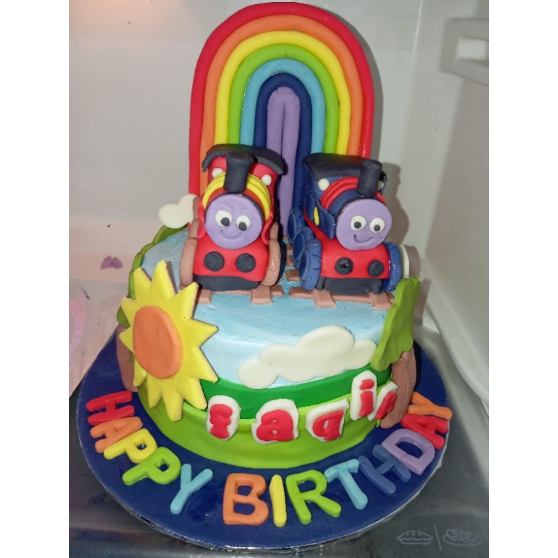 

kue ulang tahun Karakter Anak cowo tayo full pondant