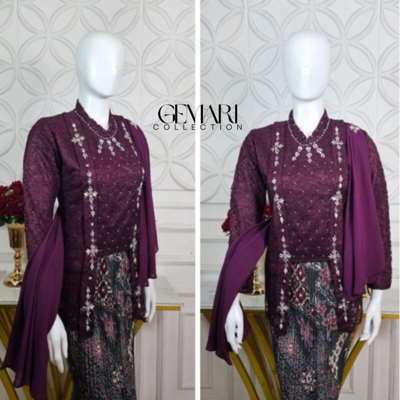 KEBAYA KUTU BARU HIJAB SELENDANG || KUTU BARU HIJAB TERBARU || KEBAYA WISUDA || GEMARI COLLECTION