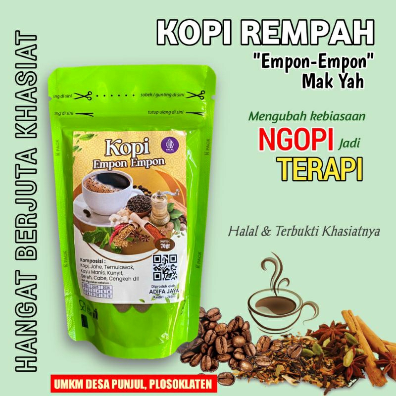 

Kopi Epon Emon, Teh Daun Kelor, Teh Kulit manggis