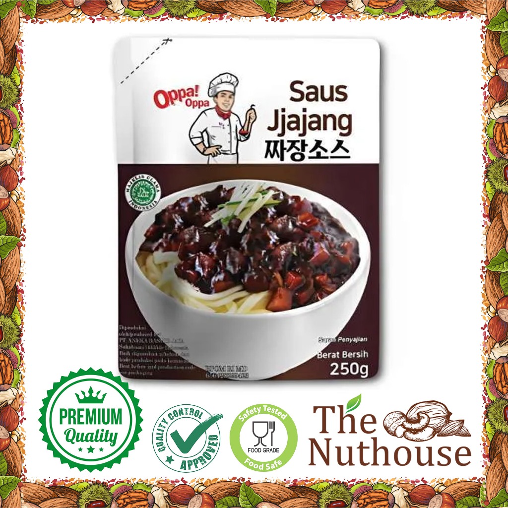 

Oppa! SAUS JJANG PASTA KEDELAI HITAM / Oppa Jjajangmyeon Korean Sauce 250gr [HALAL]