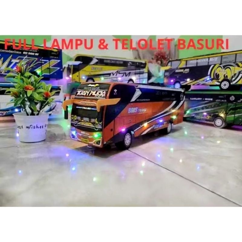Tuan Muda Bus Basuri Telolet Full Led Mainan Grosir