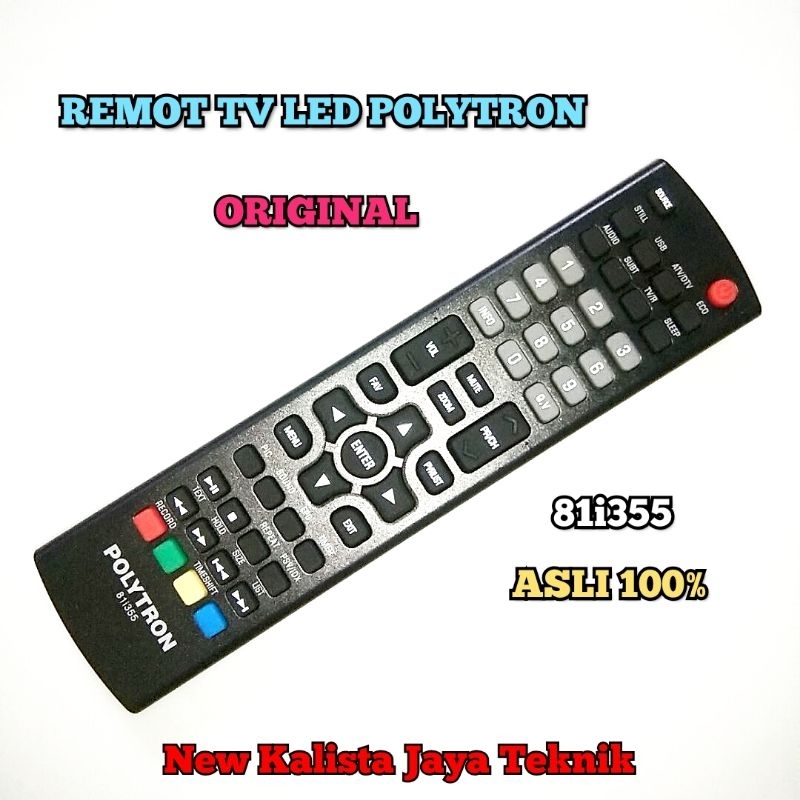 REMOT TV LED POLYTRON 81i355 ORIGINAL ASLI 100% REMOTE TV 81I355 REMOT TV POLYTRON 81I355 81i355 ORI