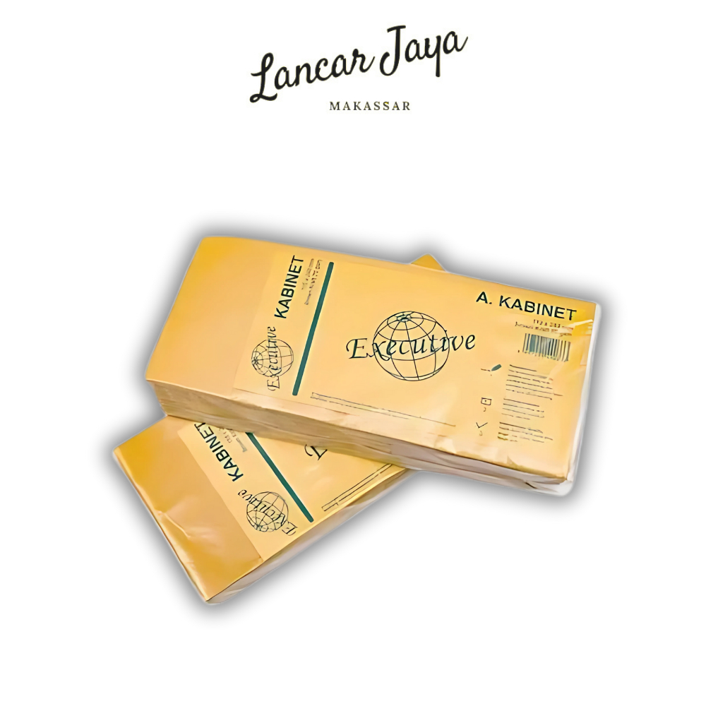 

[ 1 PACK / 100 Lembar ] Amplop Coklat Kraft A [KABINET]