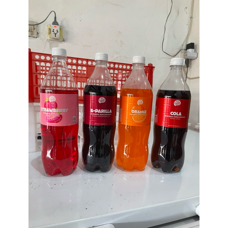 

Minuman Soda Ex Goal Rasa Cola/ Fanta/ Sarparila / Jeruk