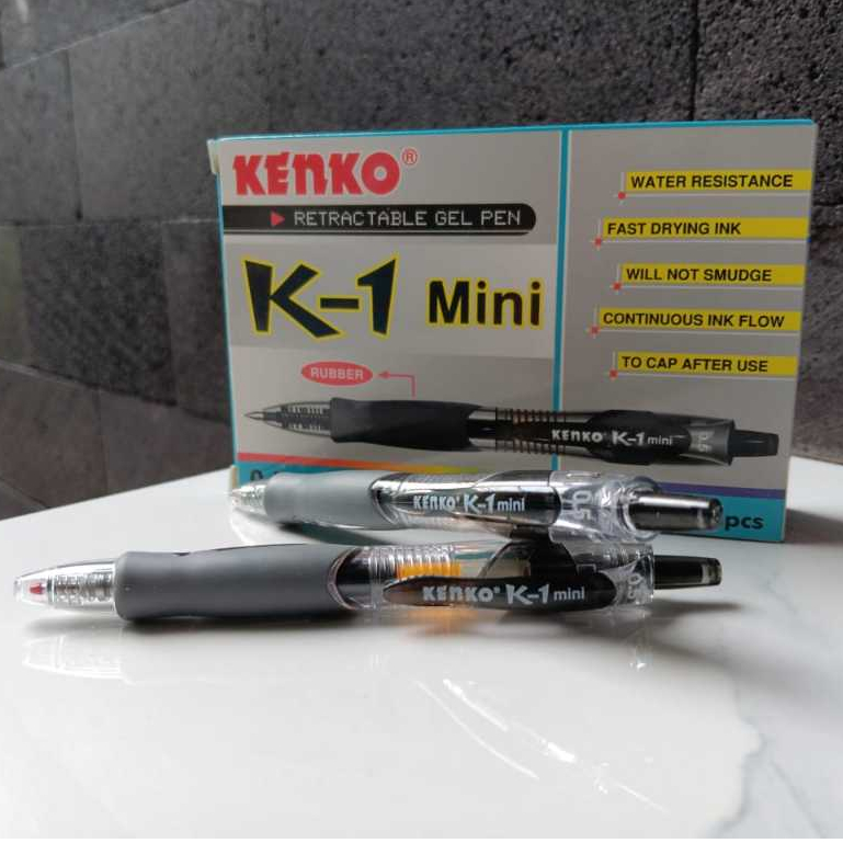 

Pulpen Gel Bolpen Bolpoin Bp K1 Mini Hitam Kenko 1 Pack