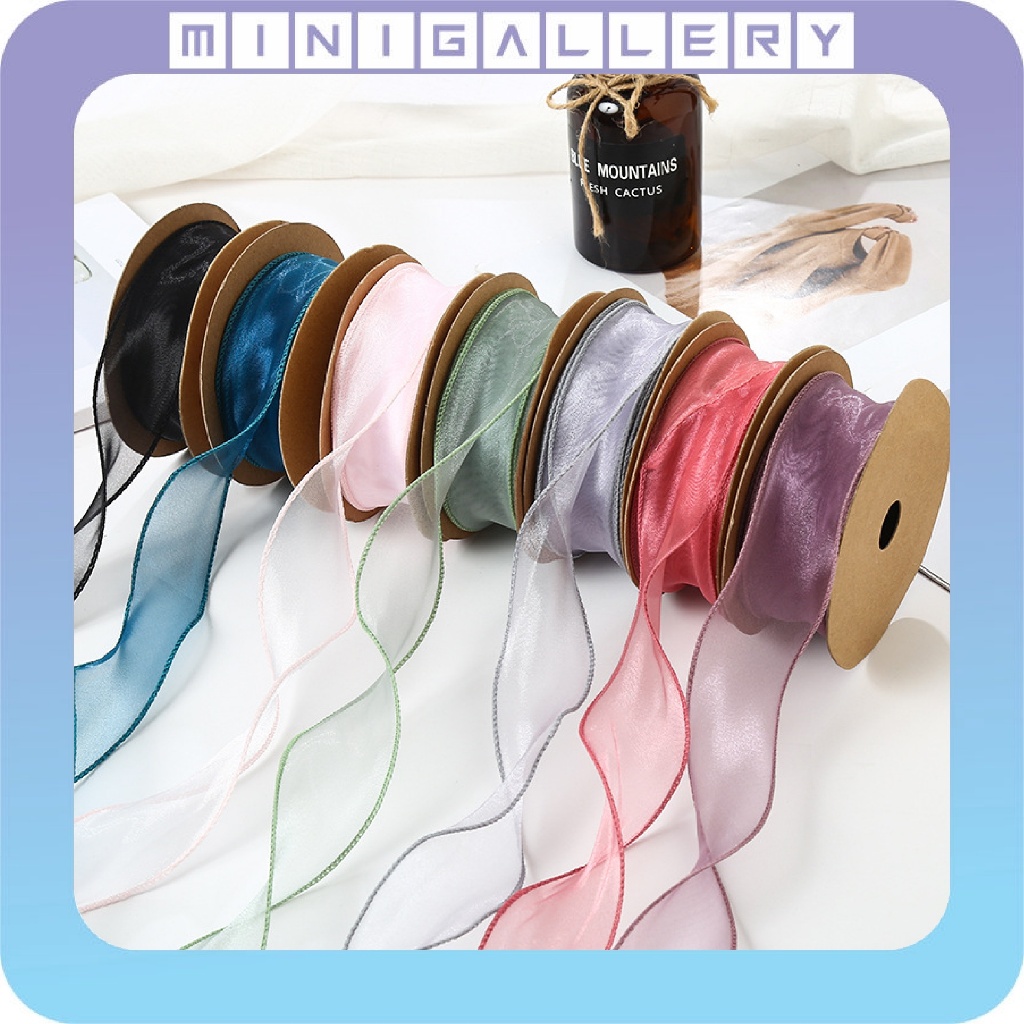 

Pita Organza Premium ROLL Pita Kado Pita Bunga Buket Bouquet Dekorasi PT06