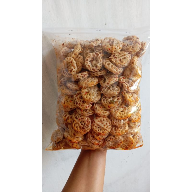 

kerupuk seblak bantat rapael pedas daun jeruk/kerupuk rapael pedas daun jeruk/seblak bantat rapael bunga