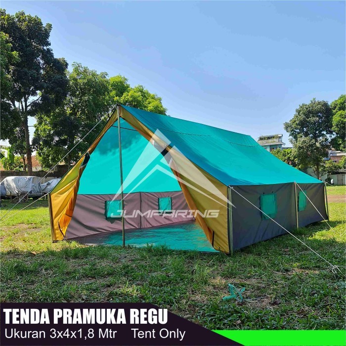 Tenda Pramuka Regu Plus Alas,Tanpa Tiang Pramuka ,Tenda Saja