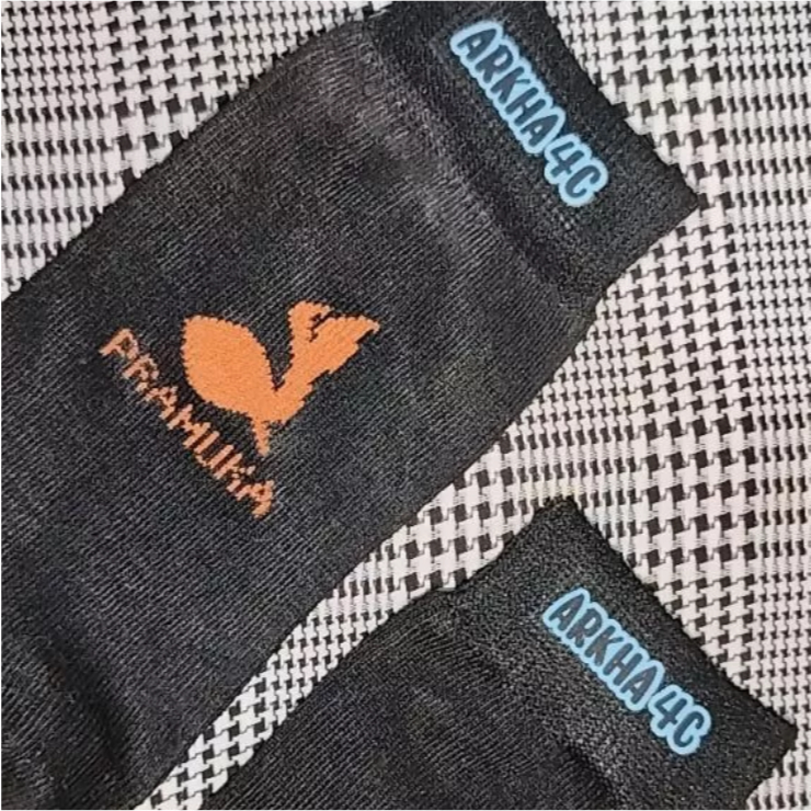 Label Nama Baju isi 50 pcs Stiker Kain Nama Custom Stiker Kain Setrika Label Baju