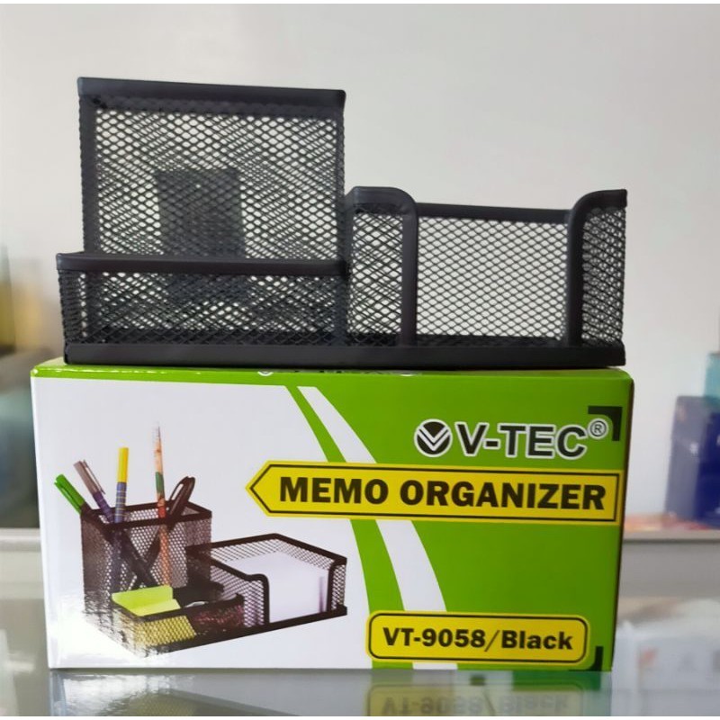 

Tempat Pensil / Kotak Pensil Sekat Besi Memo Organizer V-TEC (VT-9058) (Pcs)