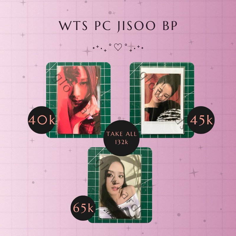 BLACKPINK JISOO OFFICIAL PHOTOCARD