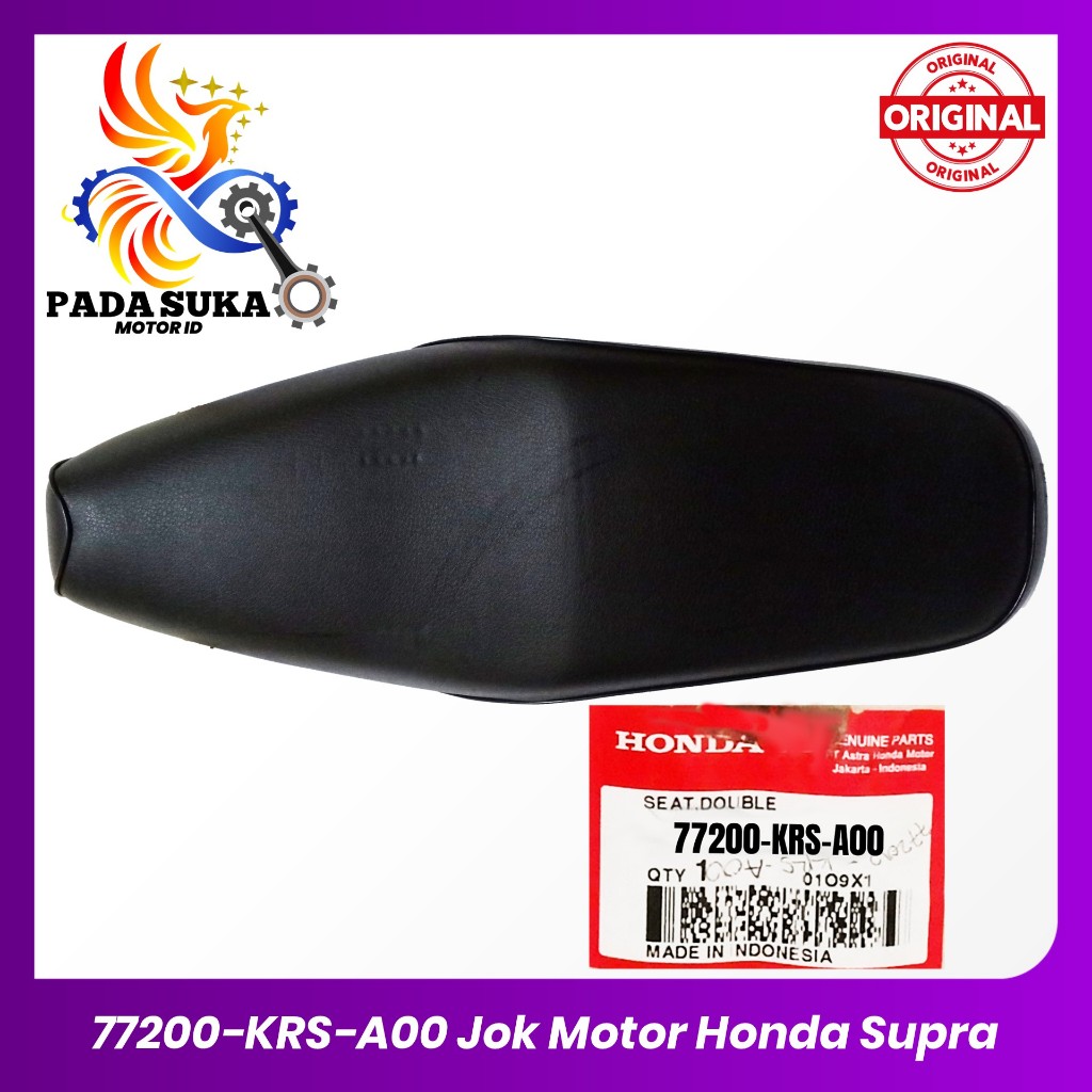 Jok Motor Honda Supra  / Jok Sadel Supra X 100 Fit Lama / 77200KRSA00 Original AHM 100%