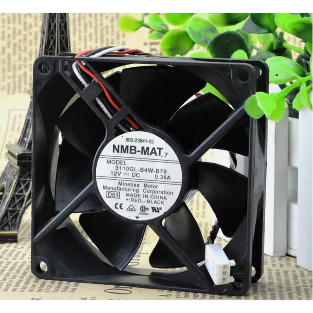 FAN 8CM NMB-MAT 3110GL-B4W-B79 DC. 12V 0.38A 3PIN high speed