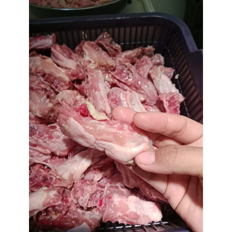 

Tulangan ayam masih banyak dagingnya, Buntut/Tunggir, kulit dan lemak ayam, untuk seblak, goreng tepung, minyak ayam, kaldu ayam, sate angkringan, sate bubur ayam,