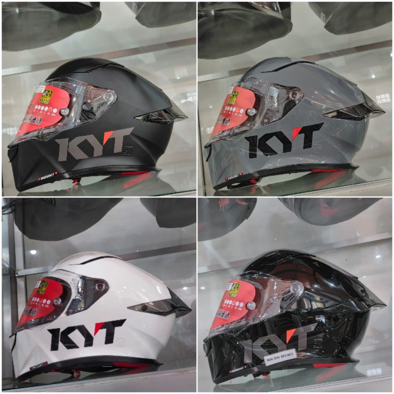 Helm Full Face KYT R2R Solid ORIGINAL