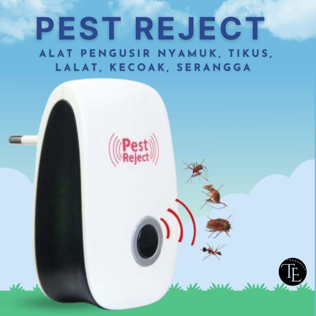 Alat Pengusir Cicak Ultrasonic Pest Repeller Reject Terbaru Original