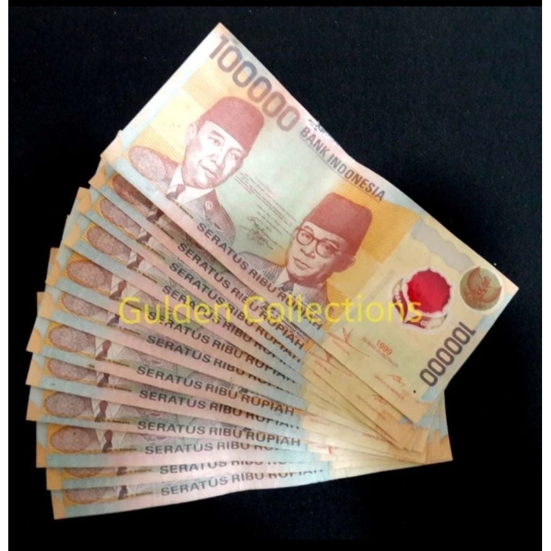 100000 rupiah Polymer VF