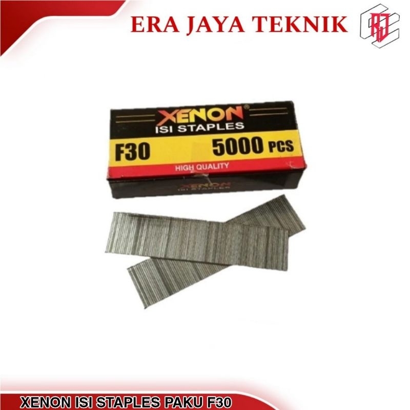 

Xenon Isi Staples Paku Tembak angin F30 3cm Lurus Refill Air Nailer