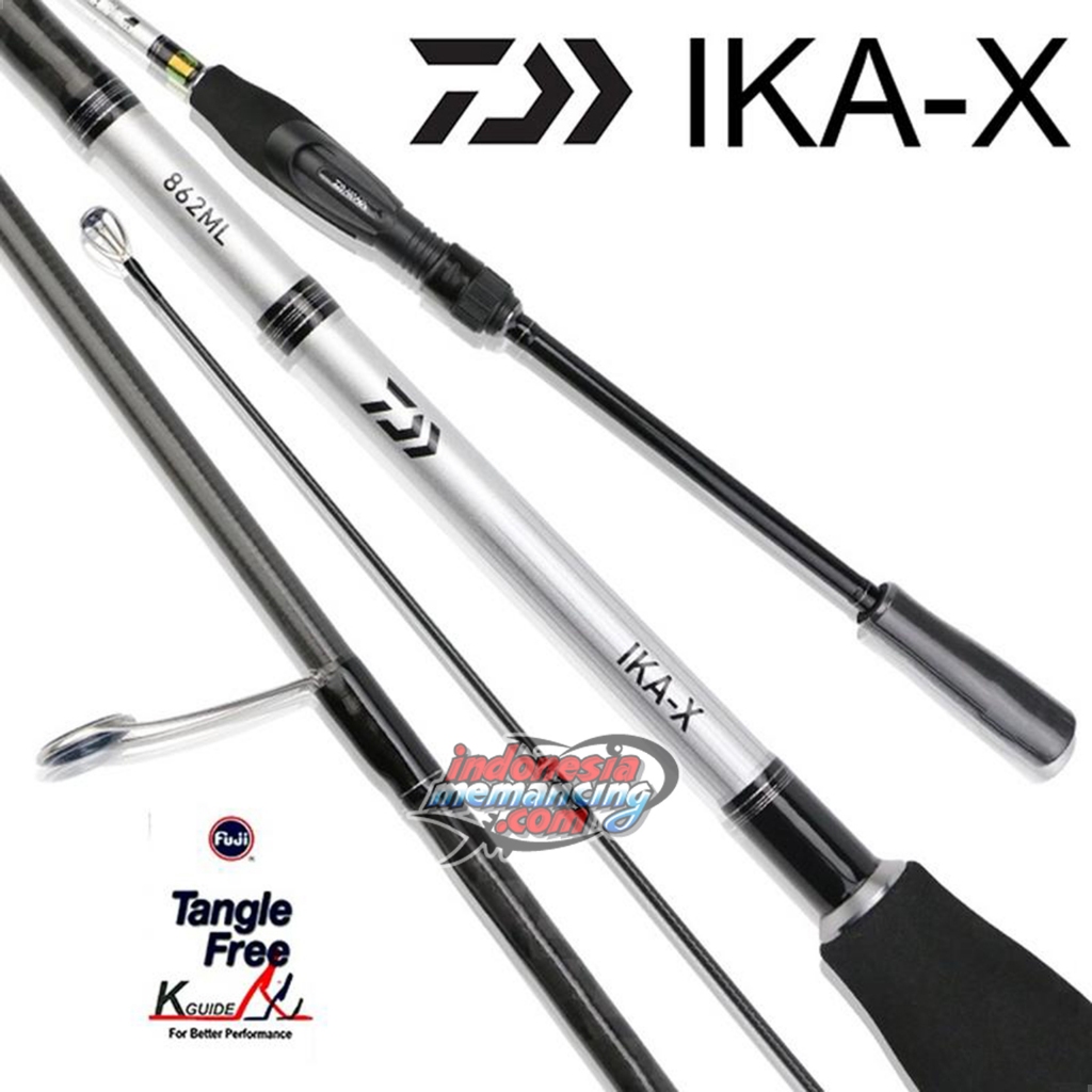Joran DAIWA IKA X 862ML-SD| Ring Fuji Fazlite | 254cm |PE#0.5 s/d 1.0| Cumi Udang Bergaransi~IMStore