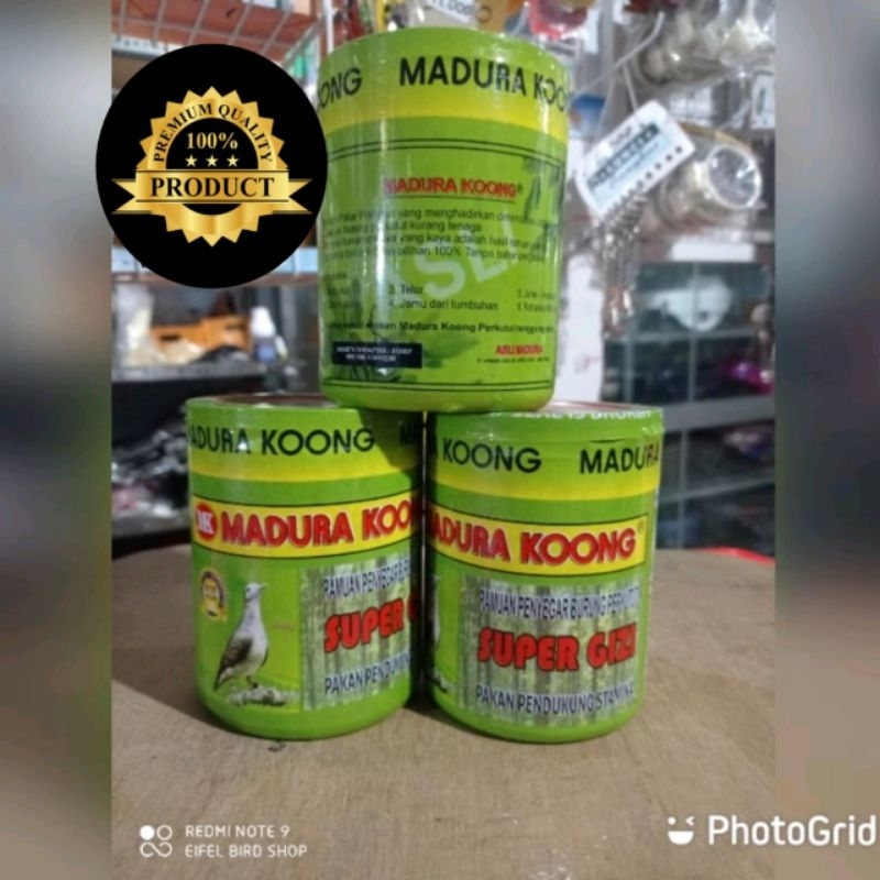 MADURA KOONG PAKAN BURUNG PERKUTUT BERKUALITAS