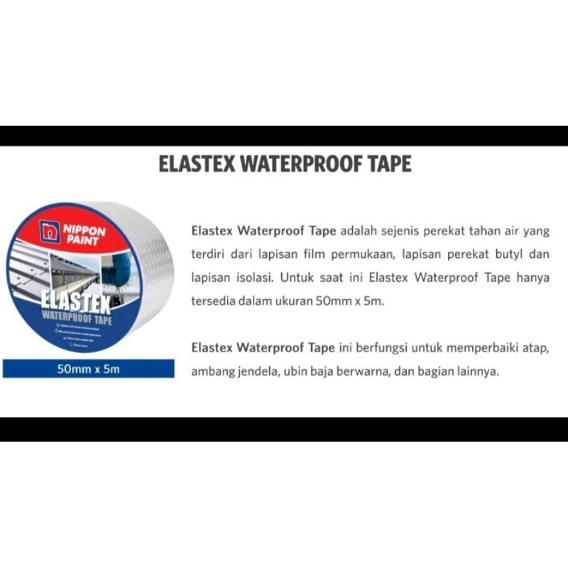 NIPPON PAINT-ELASATEX WATERPROOF TAPE -LAKBAN ANTI- BOCOR