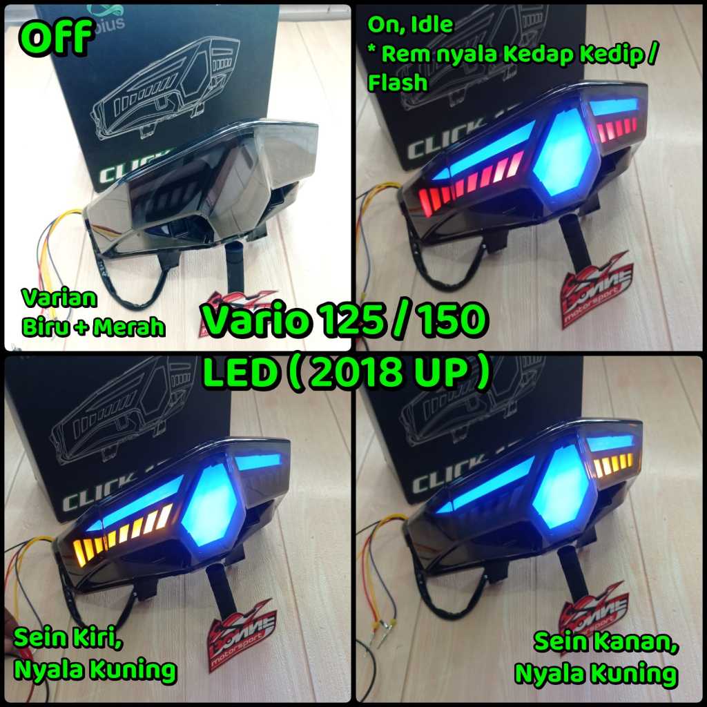 Stoplamp 3in1 MOBIUS VARIO 125 / VARIO 150 LED / ALL NEW VARIO 150 / CLICK