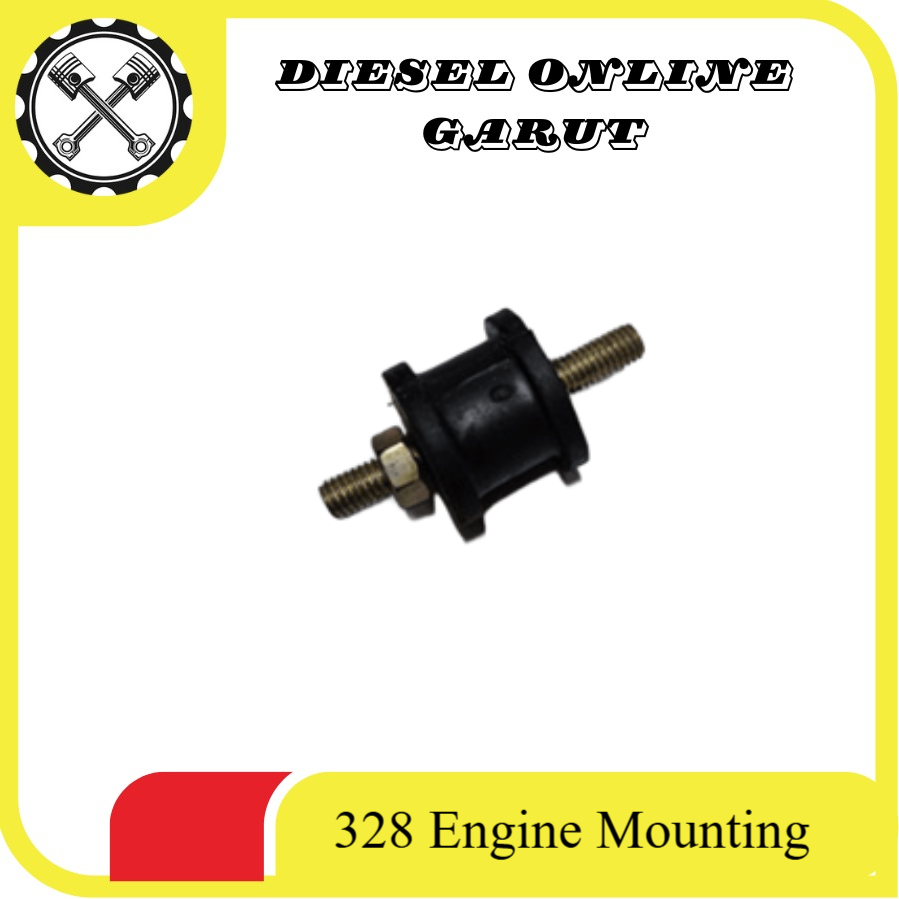 328 Engine Mounting / Bantalan Karet Kaki Mesin Pemotong Rumput 2 Tak JF