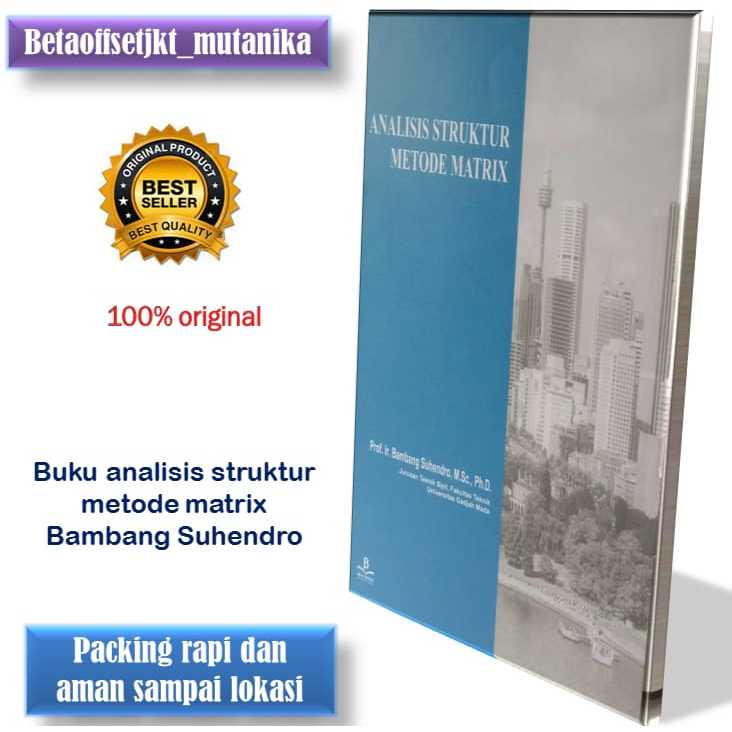 Buku teknik sipil analisis struktur metode matrix
