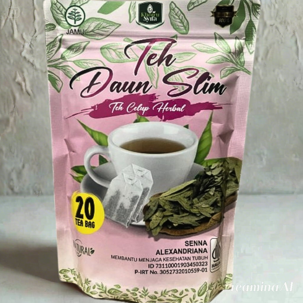 

Teh Daun Slim Jamu Tea Bag Natural