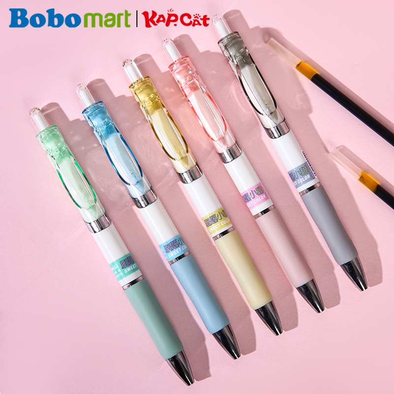 

BOBOMART 1 PCS K-049 PULPEN 0.5 MM BOLPOIN CAIR TABUNG PENA PULPEN PENA SEKOLAH MURAH PULPEN CETEK