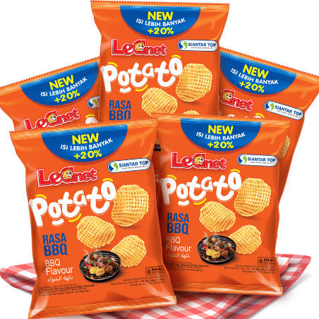 

Leanet Potato Rasa BBQ 60 GR