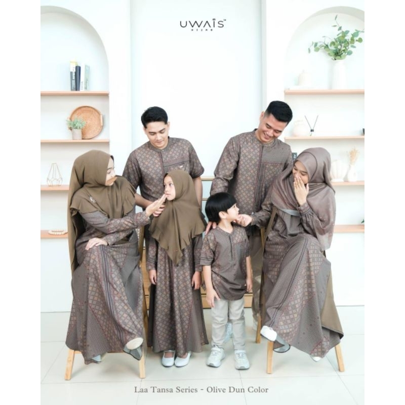 (PRE ORDER) Uwais Hijab Sarimbit Laa Tansa Series Set Couple Keluarga Sarimbit 2025