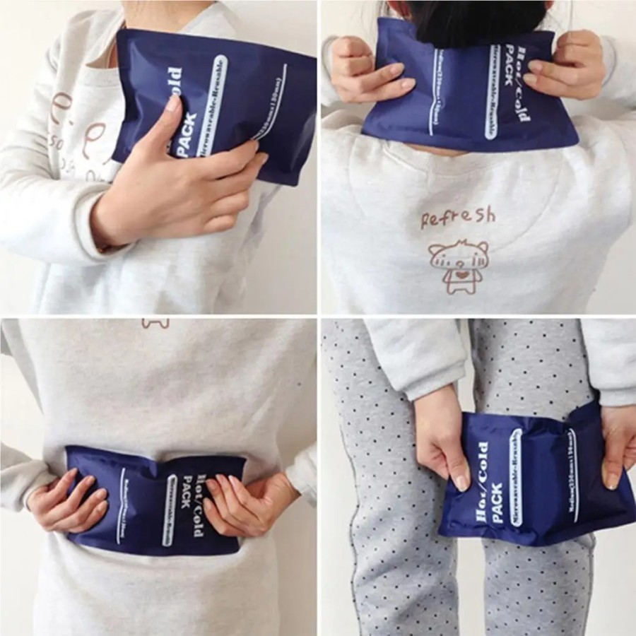 Kompres Portable Ice Bag Panas Dingin Hot Cold Gel Pack Reusable Ice Heat Pack Sakit Kepala Sakit Pe