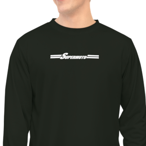 Kaos Lengan Panjang Pria Wanita Katun Combed - Supermoto