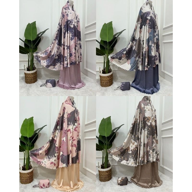 MUKENA DEWASA ARMANI SILK PREMIUM 2in1 MUKENA ARMANI SILK JUMBO