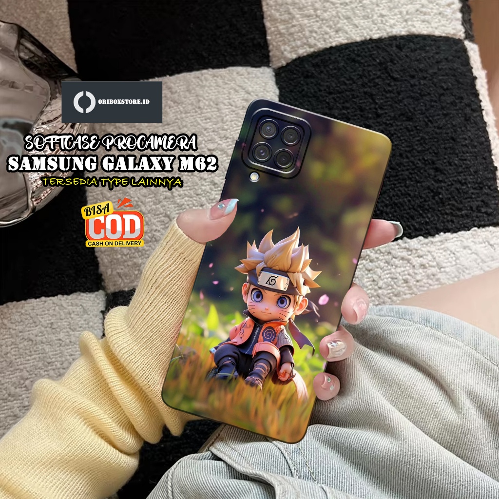 Case SAMSUNG GALAXY M62 Terbaru - Motif Case Anime Naruto - Kesing SAMSUNG GALAXY M62 - Softcase SAM