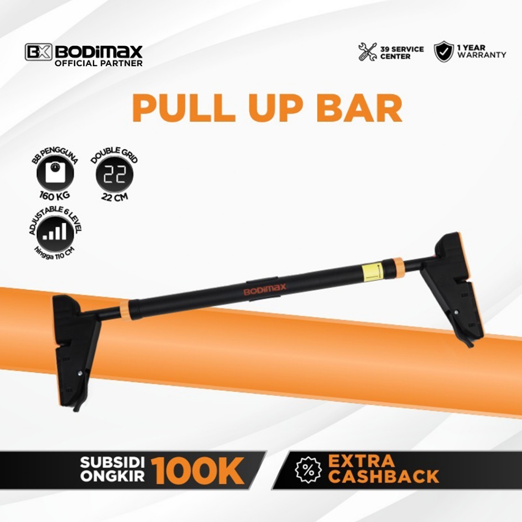 BODIMAX PULL UP BAR (NEW) / PULL UP DOORWAY / OLAHRAGA PULL UP / PORTABLE