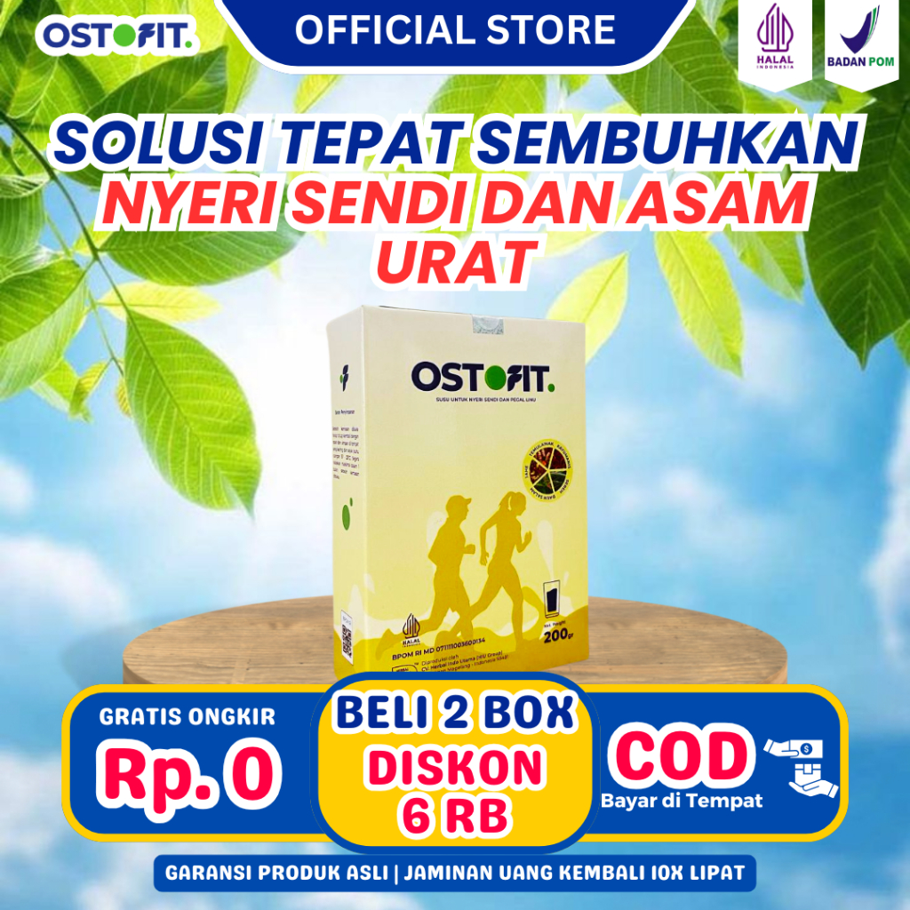 

OSTOFIT - Susu Herbal Berkhasiat Untuk Terapi Penyembuhan Asam Urat Tanpa Efek Samping