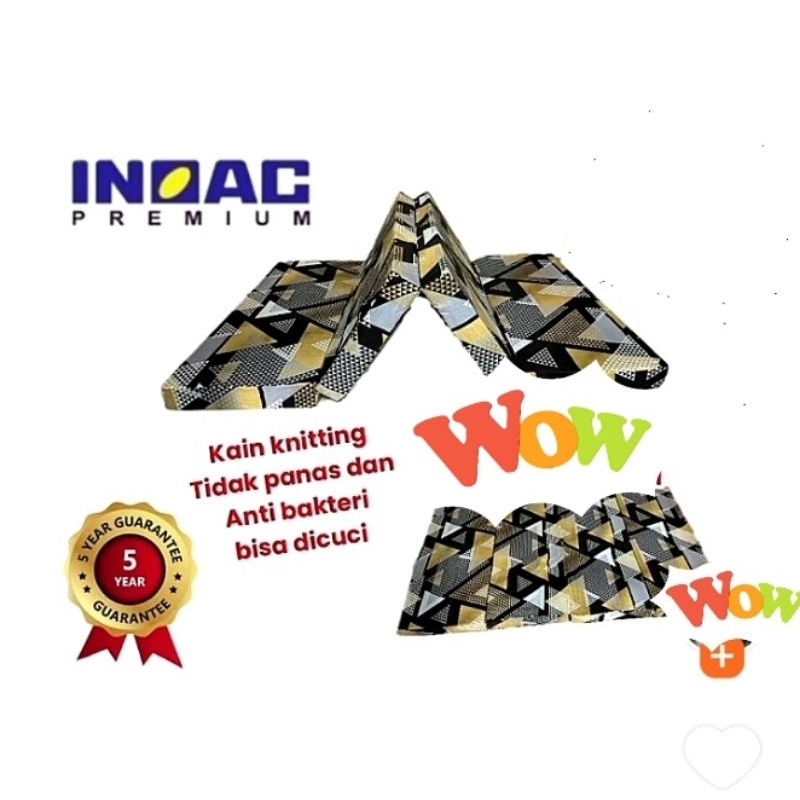 Kasur lipat busa inoac 200X140X10cm