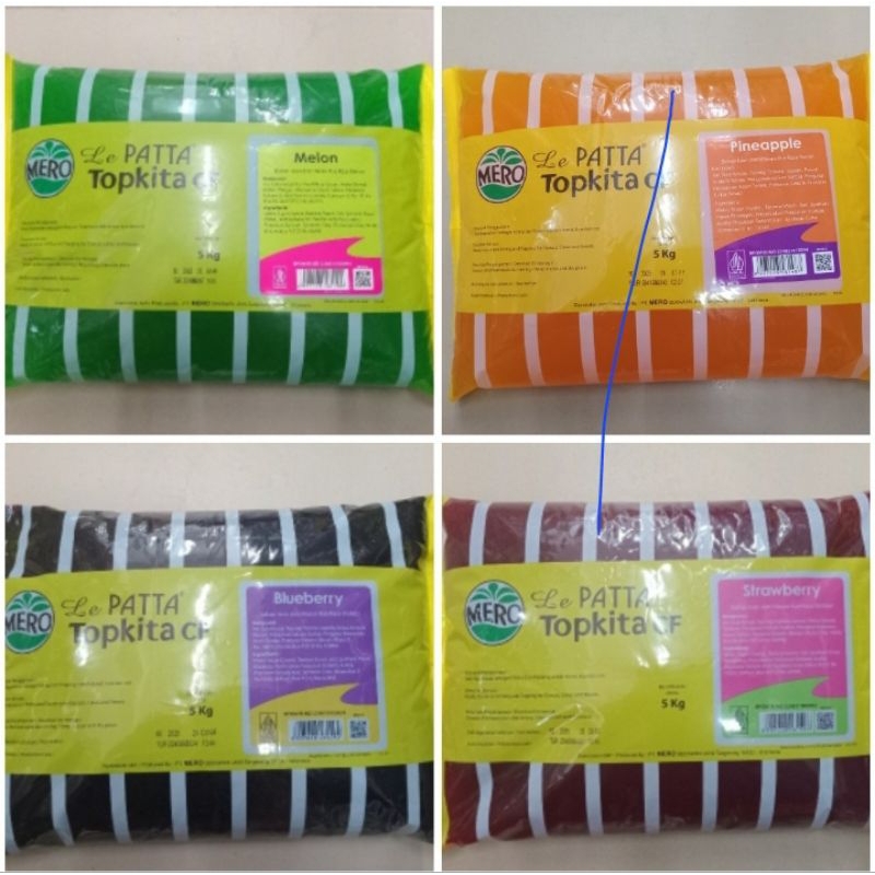 

Le Patta Tropicana Selai 5kg Strawbery, Blueberry, Pineapple, Melon