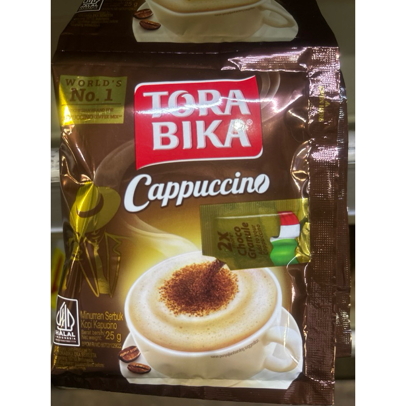 

Torabika Cappucino Extra Choco Granule isi 10/renceng