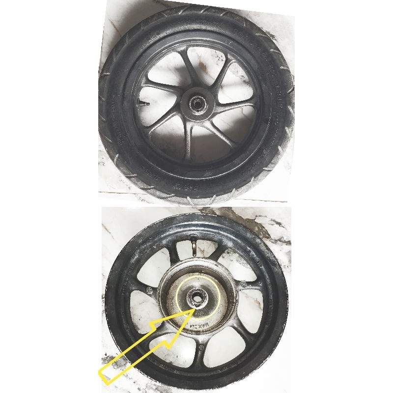 VELG SCOOPY RING 12 BEKAS
