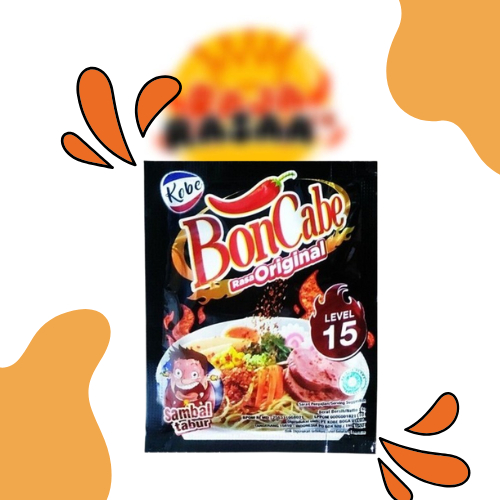 

Bubuk BonCabe Sambal Tabur REFILL Level 15 Rasa Original Sachet 40gr
