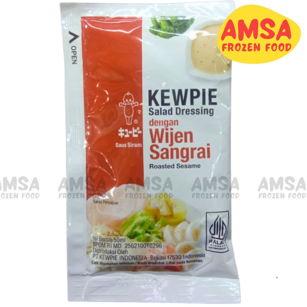 

KEWPIE Salad Dressing Saus Siram Dengan Wijen Sangrai 50 ml