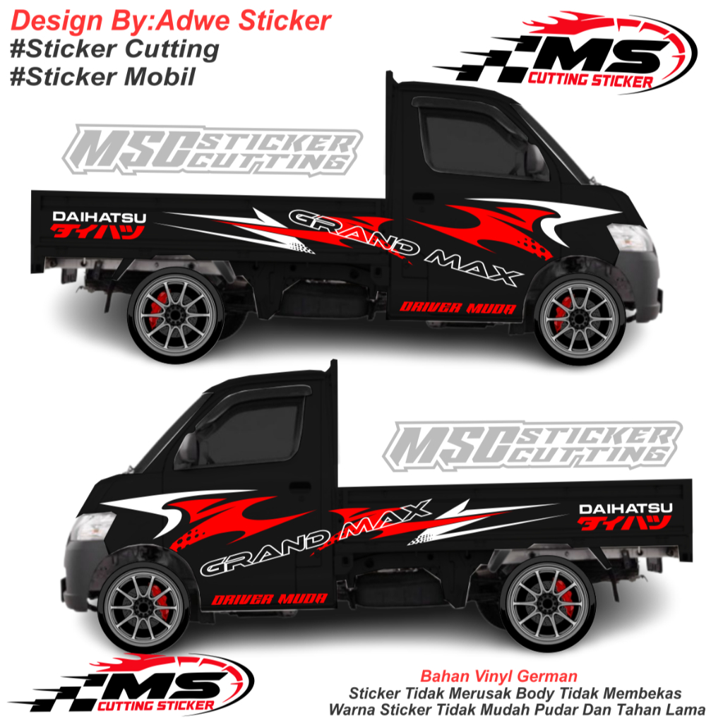 sticker mobil pick up grand max pick up Daihatsu grand max sticker mobil daihatsu pick up grandmax b