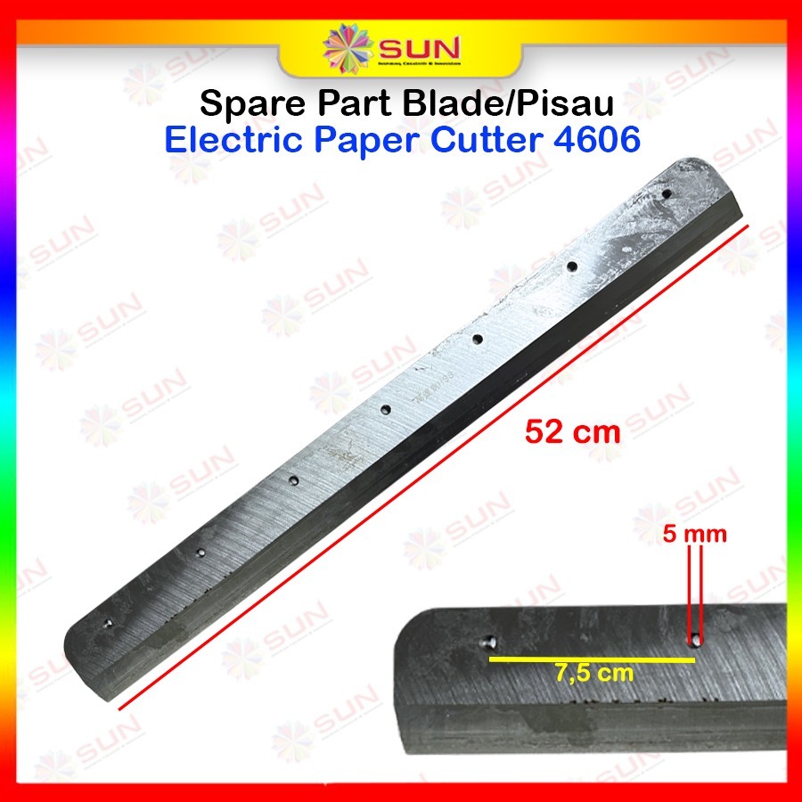 

Spare Part Blade / Pisau Electric Paper Cutter 4505/4606/4808