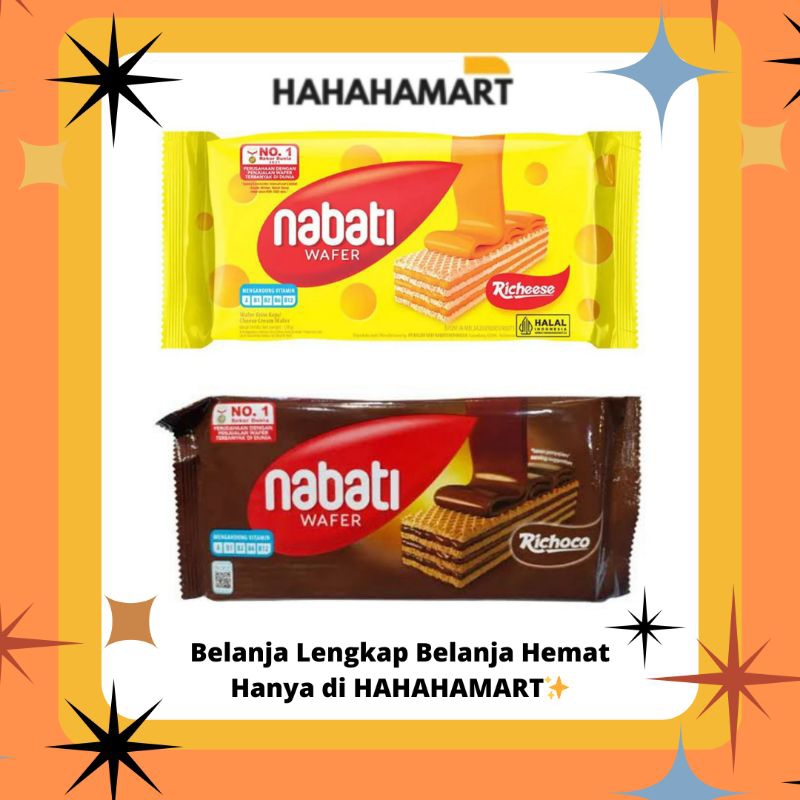 

✨️hahahamart_sby✨️ NABATI ALL VARIAN 110gr | 24 PCS | KARTONAN