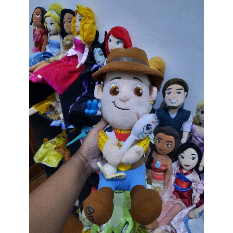 Boneka Woody Toy Story gendong Forky Lucu Original Brand Disney x Sega