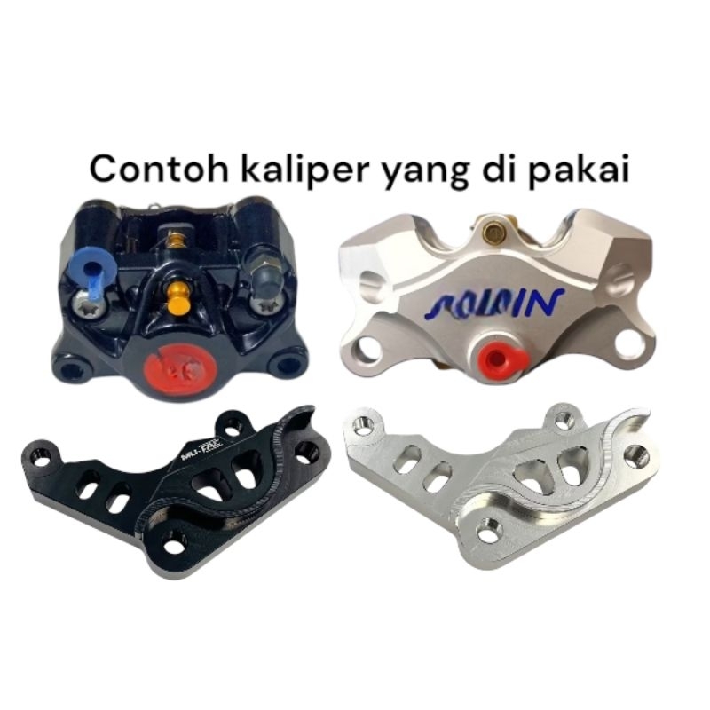 breket kaliper 2 piston disc 300mm rx king new breket bracket rx king new disc 300mm kaliper 2 pisto